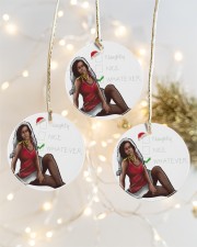 Sexy Black Girl Christmas Circle ornament - 3 pieces (porcelain) aos-cricle-ornament-3-pieces-porcelain-lifestyles-03