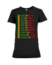 Built by Teach Black History Month Kids Proud African Pride Premium Fit Ladies Tee tile