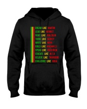Built by Teach Black History Month Kids Proud African Pride Hooded Sweatshirt tile