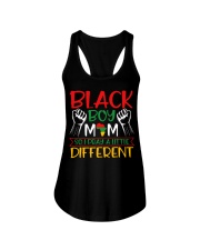 Religious Black Boy Mom So I Pray A Little Different T-Shirt Ladies Flowy Tank tile