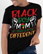 Religious Black Boy Mom So I Pray A Little Different T-Shirt Ladies T-Shirt apparel-ladies-t-shirt-lifestyle-front-26