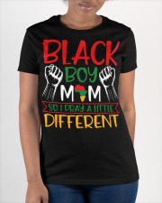 Religious Black Boy Mom So I Pray A Little Different T-Shirt Ladies T-Shirt apparel-ladies-t-shirt-lifestyle-front-32