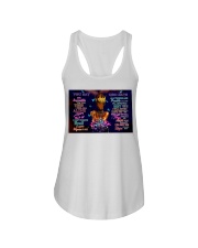 Black Queen You Say God Say Ladies Flowy Tank tile