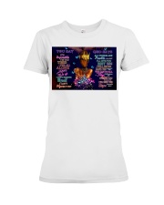 Black Queen You Say God Say Premium Fit Ladies Tee tile