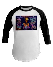 Black Queen You Say God Say Baseball Tee tile