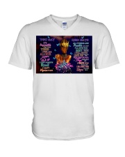 Black Queen You Say God Say V-Neck T-Shirt tile
