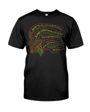 Strong Black Woman Queen Ladies Black History Month Classic T-Shirt front