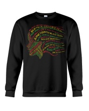 Strong Black Woman Queen Ladies Black History Month Crewneck Sweatshirt tile