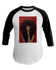 I Am Black Woman Baseball Tee tile