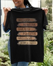 Melanin African American Black History Month Women Girls Classic T-Shirt apparel-classic-tshirt-lifestyle-front-130