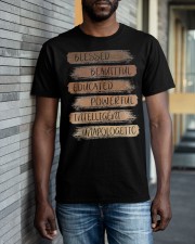 Melanin African American Black History Month Women Girls Classic T-Shirt apparel-classic-tshirt-lifestyle-front-40