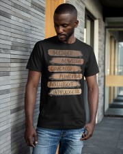 Melanin African American Black History Month Women Girls Classic T-Shirt apparel-classic-tshirt-lifestyle-front-41-b