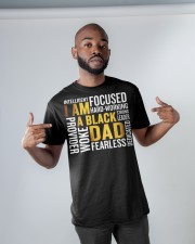 Mens Father's Day I Am Black Dad Black Father Black King Man Classic T-Shirt apparel-classic-tshirt-lifestyle-front-32