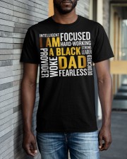 Mens Father's Day I Am Black Dad Black Father Black King Man Classic T-Shirt apparel-classic-tshirt-lifestyle-front-40