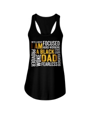 Mens Father's Day I Am Black Dad Black Father Black King Man Ladies Flowy Tank tile