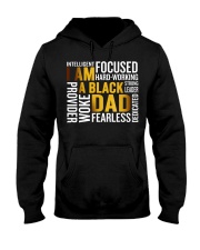 Mens Father's Day I Am Black Dad Black Father Black King Man Hooded Sweatshirt tile