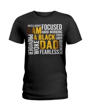 Mens Father's Day I Am Black Dad Black Father Black King Man Ladies T-Shirt tile