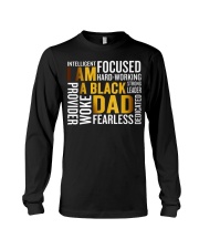 Mens Father's Day I Am Black Dad Black Father Black King Man Long Sleeve Tee tile