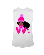 Black Girl Christmas Sleeveless Tee tile