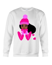 Black Girl Christmas Crewneck Sweatshirt front