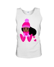 Black Girl Christmas Unisex Tank tile