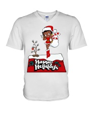 Merry Christmas V-Neck T-Shirt tile