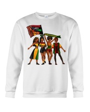 Celebrate Juneteenth 1865 Black Girl Magic Melanin Crewneck Sweatshirt tile