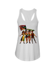 Celebrate Juneteenth 1865 Black Girl Magic Melanin Ladies Flowy Tank tile