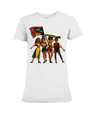 Celebrate Juneteenth 1865 Black Girl Magic Melanin Premium Fit Ladies Tee tile