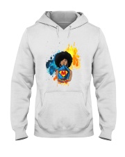 Afro Natural Black Super Mom To Mom Mother's Day Ladies T-Shirt Hooded Sweatshirt tile