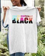 Unapologetically Black Classic T-Shirt apparel-classic-tshirt-lifestyle-front-130