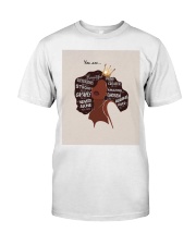 Black Girl God Say You Are Premium Fit Mens Tee tile