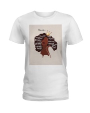 Black Girl God Say You Are Ladies T-Shirt tile