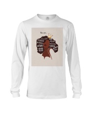 Black Girl God Say You Are Long Sleeve Tee tile
