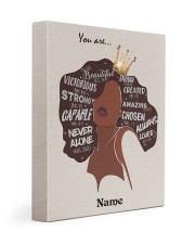 Black Girl God Say You Are Gallery Wrapped Canvas Prints tile