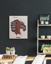 Black Girl God Say You Are 16x20 Gallery Wrapped Canvas Prints aos-canvas-pgw-16x20-lifestyle-front-04