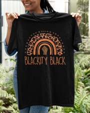 Leopard Rainbow Blackity Black History Month African Women Classic T-Shirt apparel-classic-tshirt-lifestyle-front-130