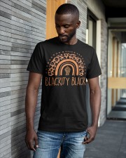 Leopard Rainbow Blackity Black History Month African Women Classic T-Shirt apparel-classic-tshirt-lifestyle-front-41-b