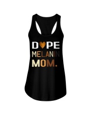 Dope Melanin Mom Black History T-Shirt Ladies Flowy Tank tile