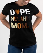 Dope Melanin Mom Black History T-Shirt Ladies T-Shirt apparel-ladies-t-shirt-lifestyle-front-28