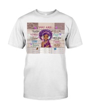 Black Girl You Are Beautiful Black Teenage Premium Fit Mens Tee tile
