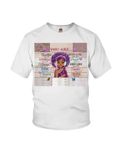 Black Girl You Are Beautiful Black Teenage Youth T-Shirt tile