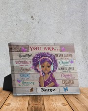 Black Girl You Are Beautiful Black Teenage 10x8 Easel-Back Gallery Wrapped Canvas aos-easel-back-canvas-pgw-10x8-lifestyle-front-02