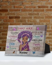 Black Girl You Are Beautiful Black Teenage 10x8 Easel-Back Gallery Wrapped Canvas aos-easel-back-canvas-pgw-10x8-lifestyle-front-05