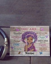 Black Girl You Are Beautiful Black Teenage 10x8 Easel-Back Gallery Wrapped Canvas aos-easel-back-canvas-pgw-10x8-lifestyle-front-09