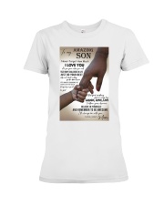 Gift For Son Premium Fit Ladies Tee tile