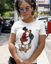 Elegant Mother and Son Lions Black Family To Mom Mother's Day Classic T-Shirt Classic T-Shirt apparel-classic-tshirt-lifestyle-front-236