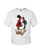 Elegant Mother and Son Lions Black Family To Mom Mother's Day Classic T-Shirt Youth T-Shirt tile