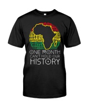 One Month Cant Hold Our History Pan African Black History Premium Fit Mens Tee tile