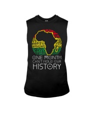 One Month Cant Hold Our History Pan African Black History Sleeveless Tee tile